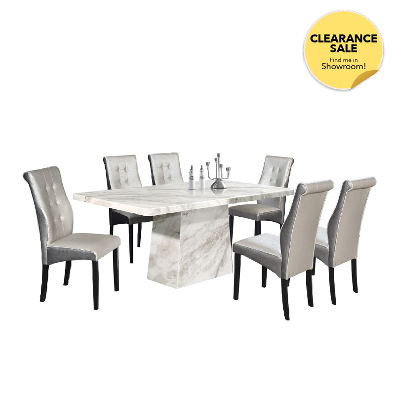 GENOA Marble Dining Set