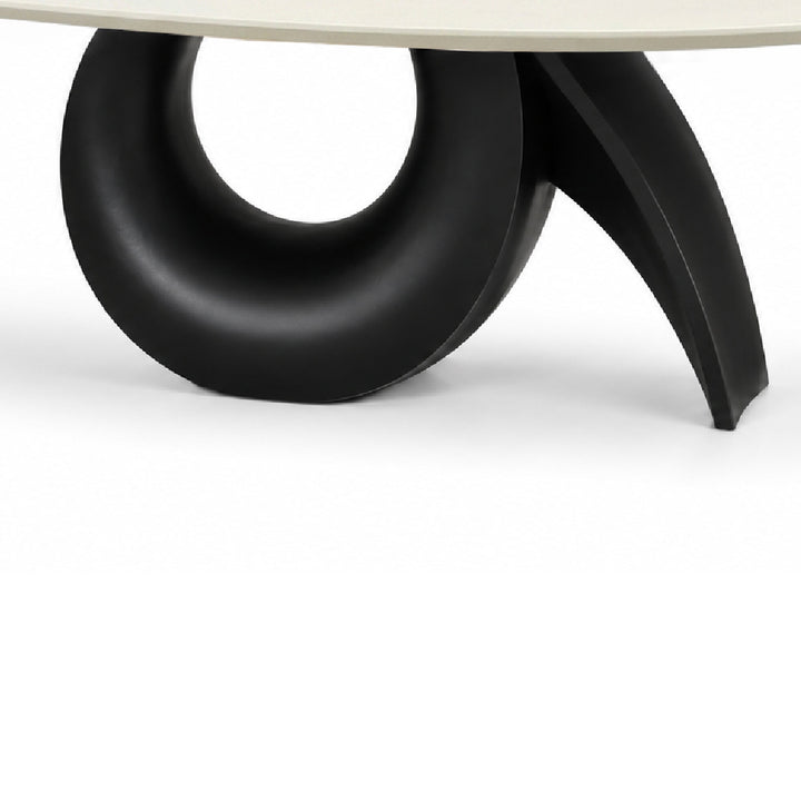 GIRA Marble Oval Dining Table