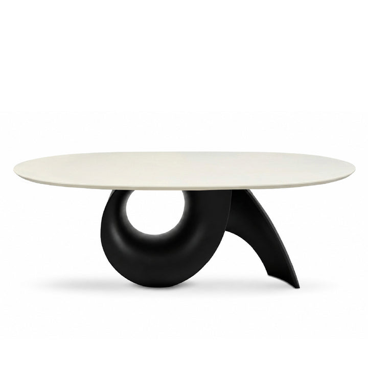 GIRA Marble Oval Dining Table