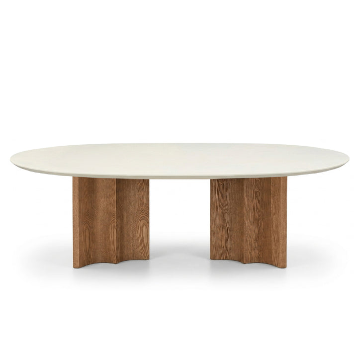 GIRA Marble Oval Dining Table