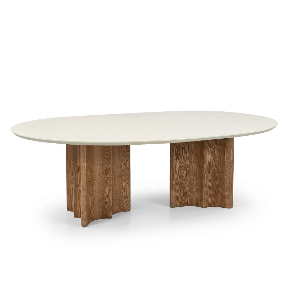 GIRA Marble Oval Dining Table