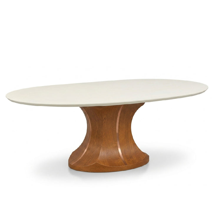 GIRA Marble Oval Dining Table