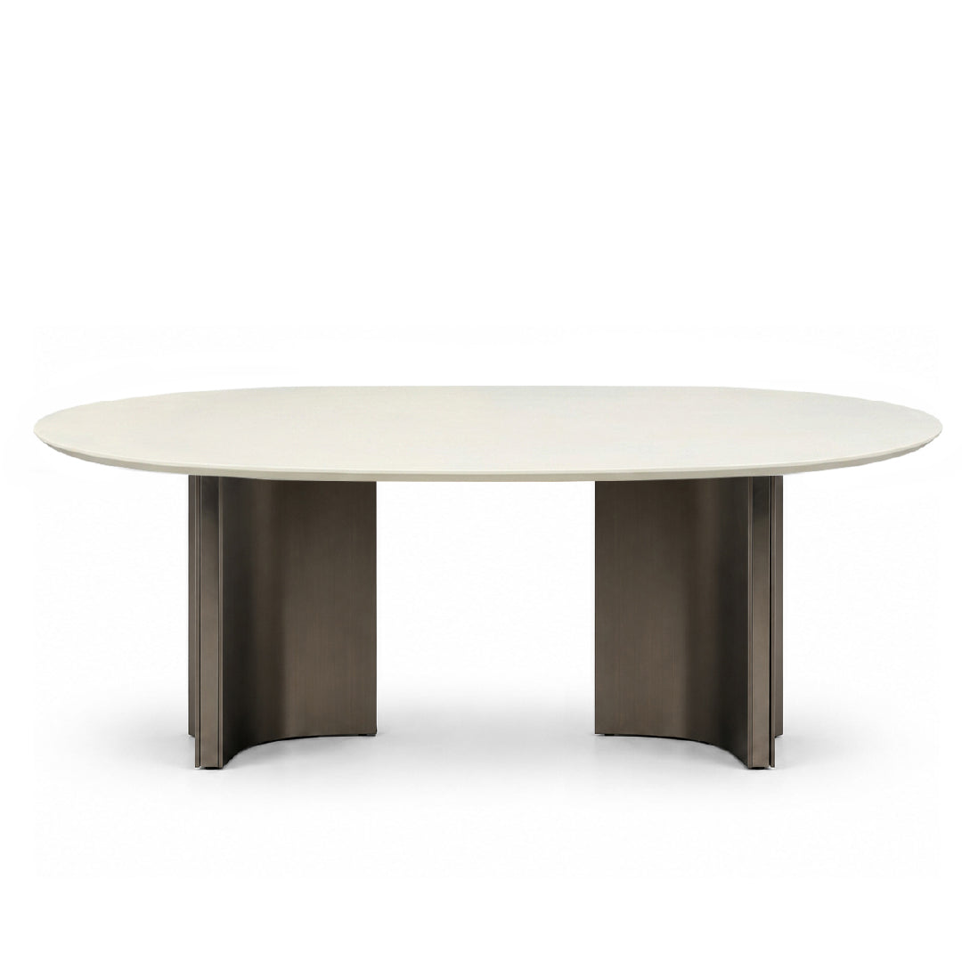 GIRA Marble Oval Dining Table