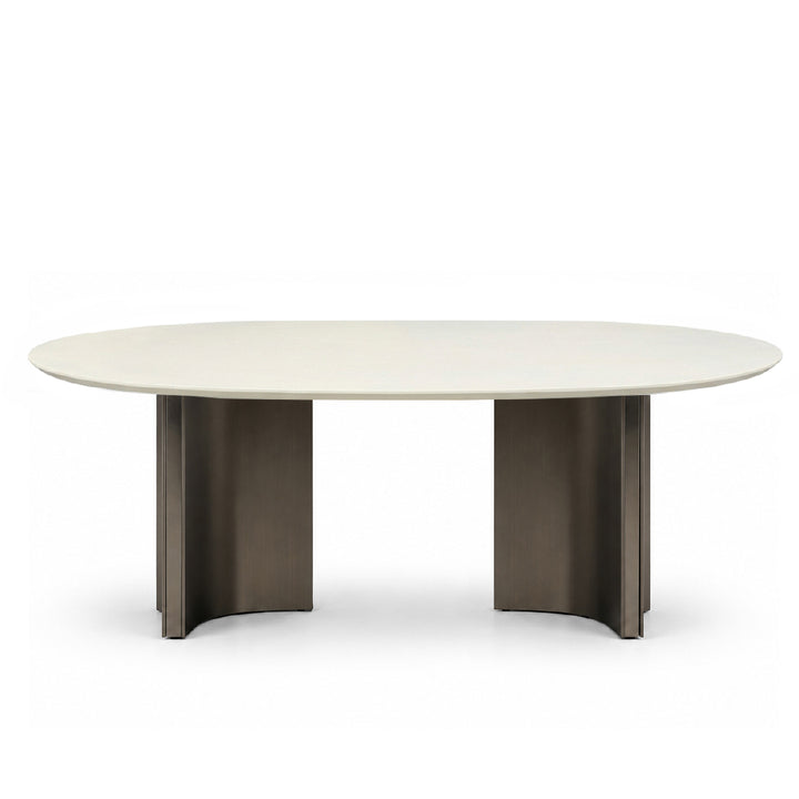 GIRA Marble Oval Dining Table