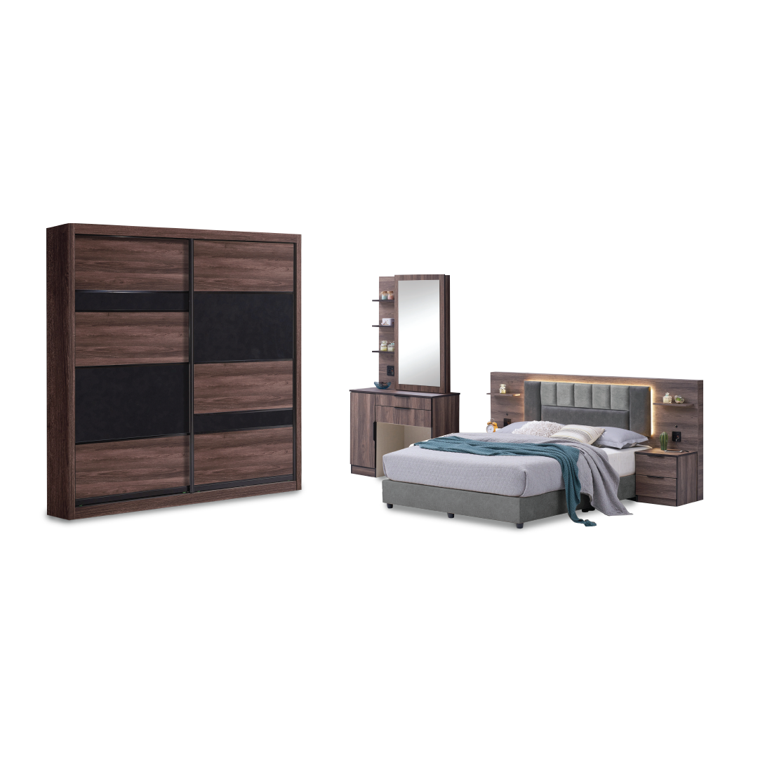 GLAFIRA Modern Bedroom Set