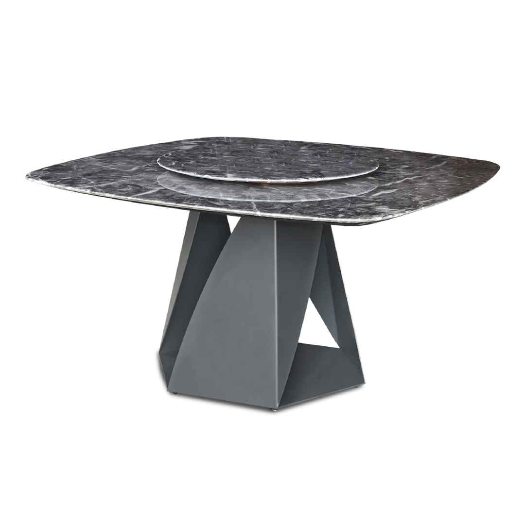 GLAUCIA Crystal Marble Dining Table
