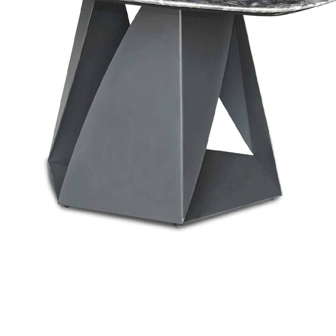 GLAUCIA Crystal Marble Dining Table