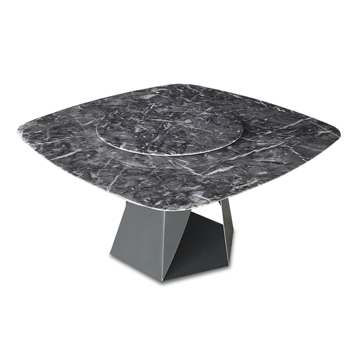 GLAUCIA Crystal Marble Dining Set