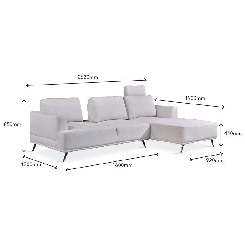 GLENN L- Shape Sofa