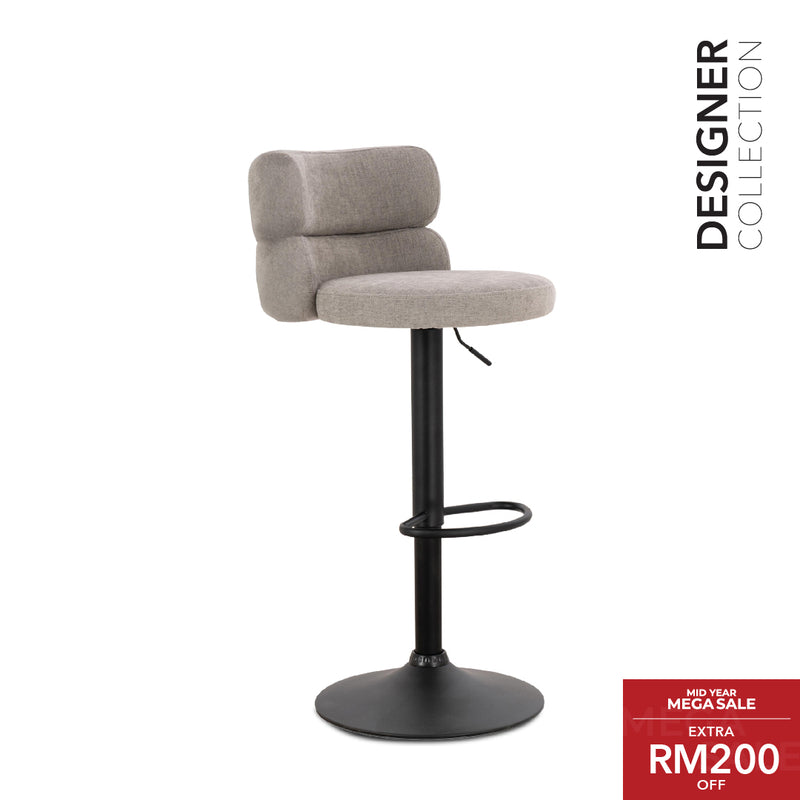 GLIONI Bar Chair Grey