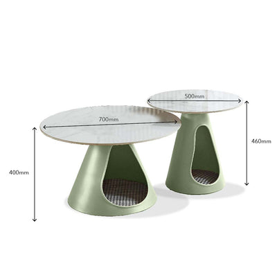 GYDOLL Coffee Table Set Green