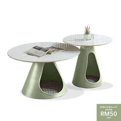 GYDOLL Coffee Table Set Green