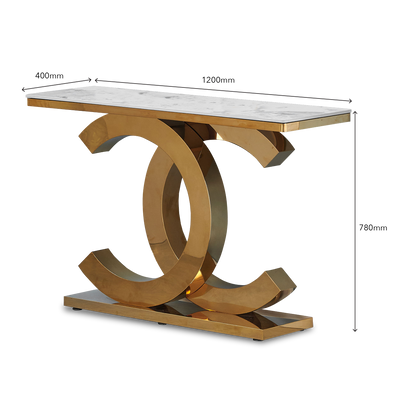 GANNON Ceramic Console Table