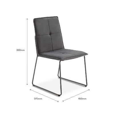 GARRETT Dining Chair Grey