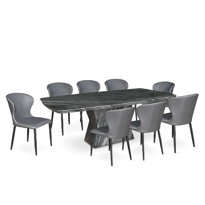 GENNYANN Marble Dining Set