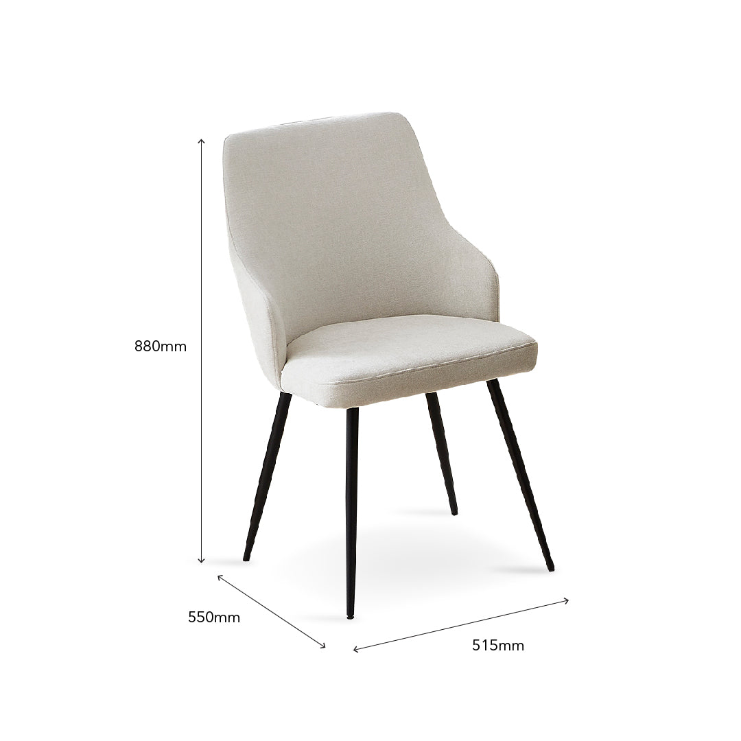 CATHERINE Dining Set Light Beige