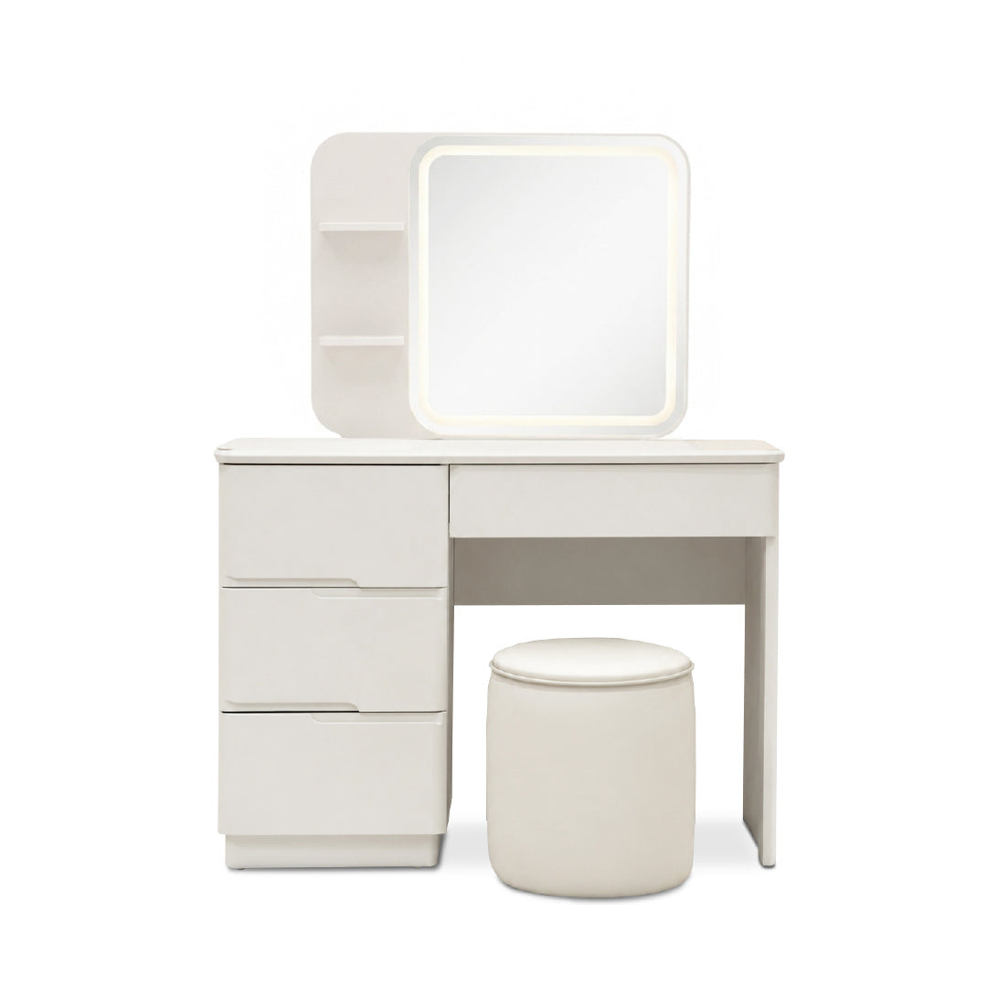 HALLE LED Dressing Table with Stool