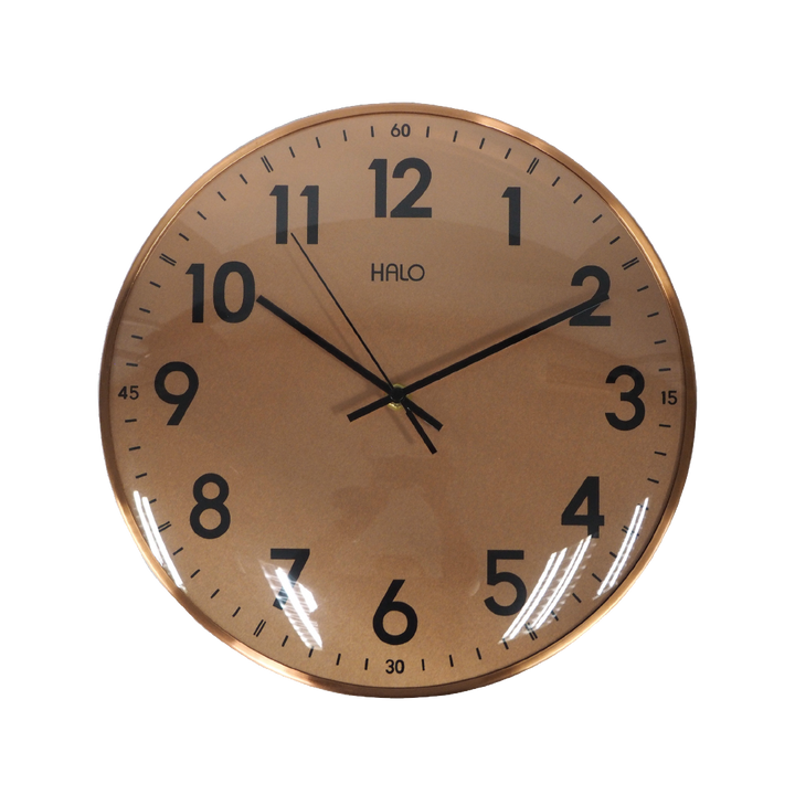 HALO 12" Rose Gold Wall Clock