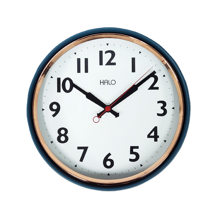 HALO 13" Silent Metal Wall Clock