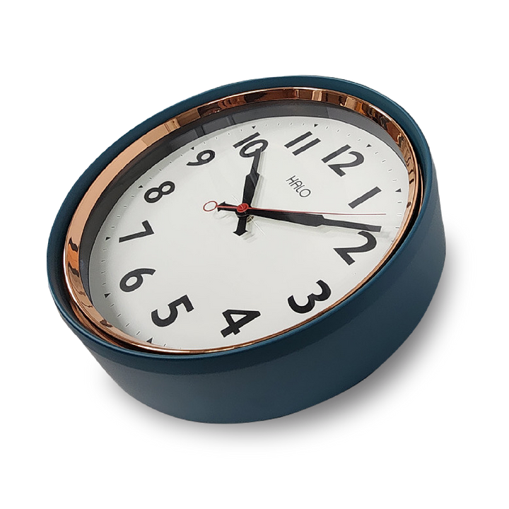 HALO 13" Silent Metal Wall Clock
