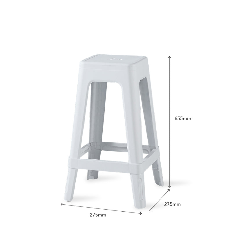 HASHI Island Stool White