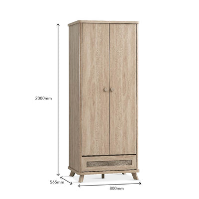 HAWEA 2 Door Wardrobe