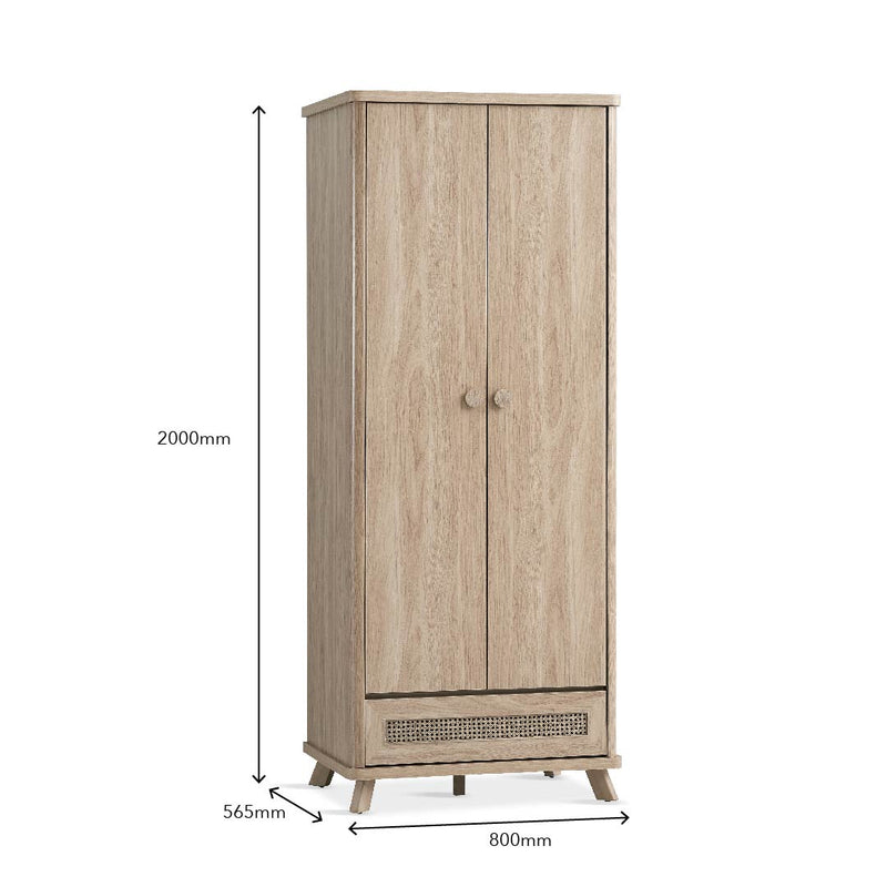 HAWEA 2 Door Wardrobe