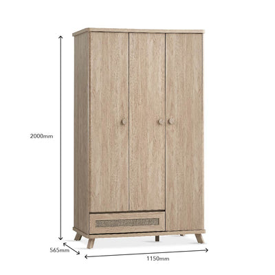 HAWEA 3 Door Wardrobe