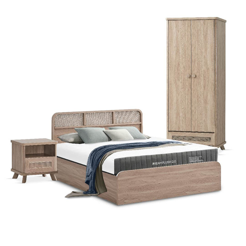 HAWEA Bed Set with Wardrobe