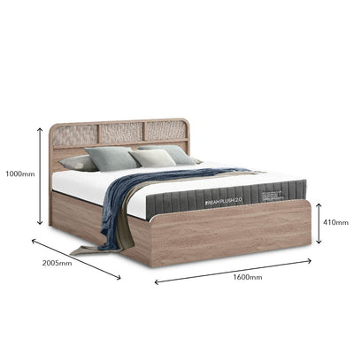 HAWEA Bed Set with Wardrobe