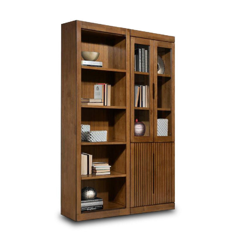 HERON 2 Doors Book Cabinet (Walnut)