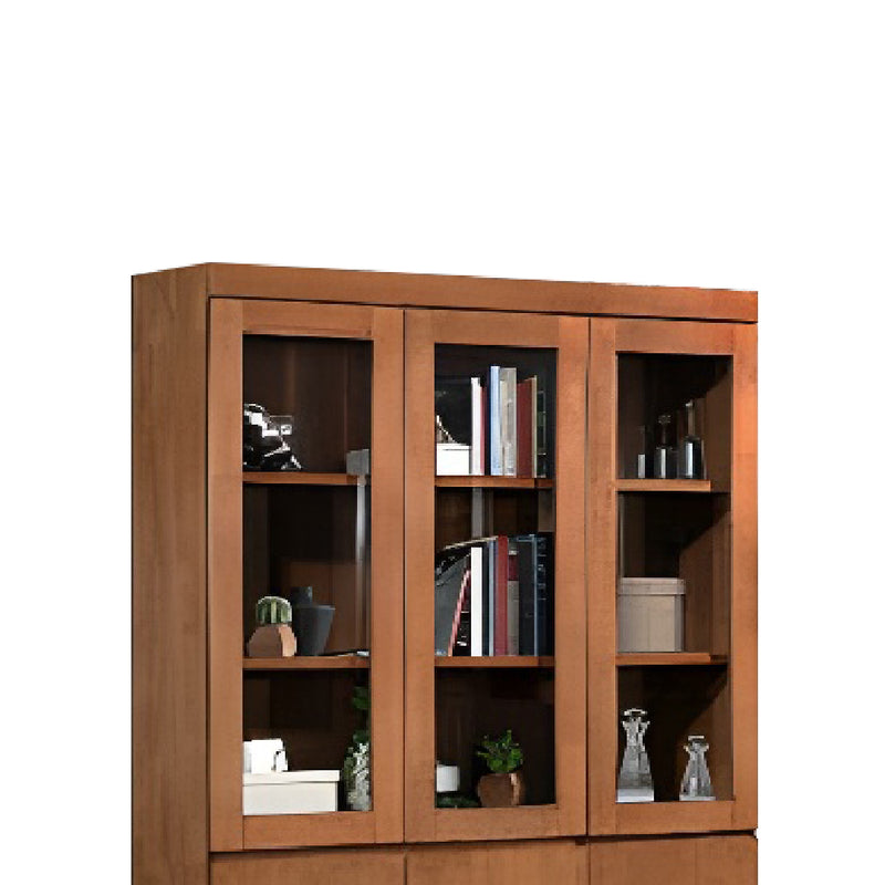 HERON 3 Door Book Cabinet Walnut