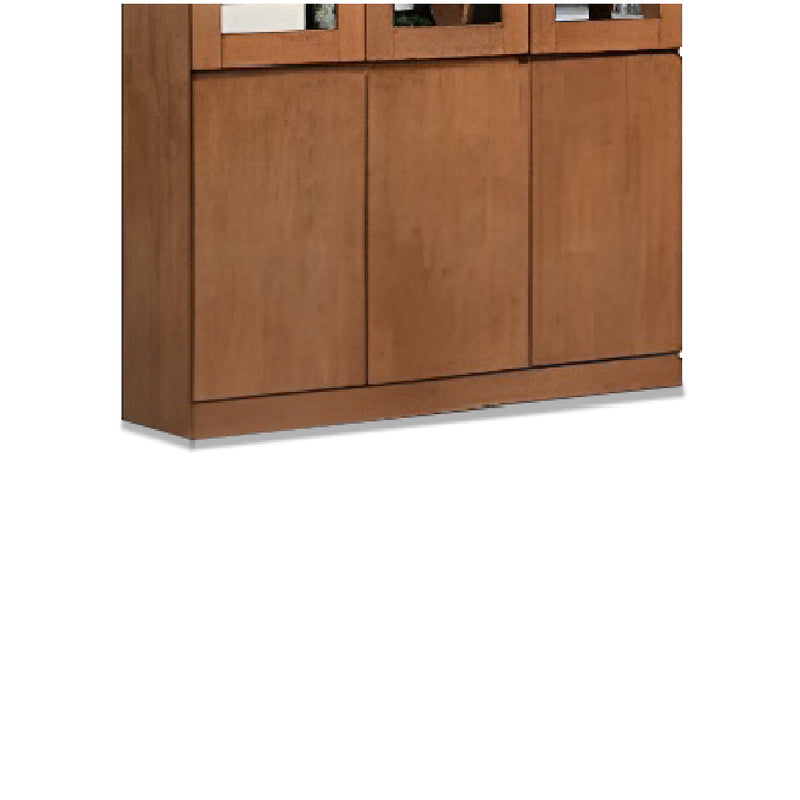 HERON 3 Door Book Cabinet Walnut