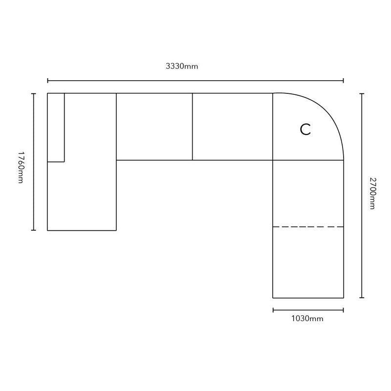 HOLTEN Corner Sofa