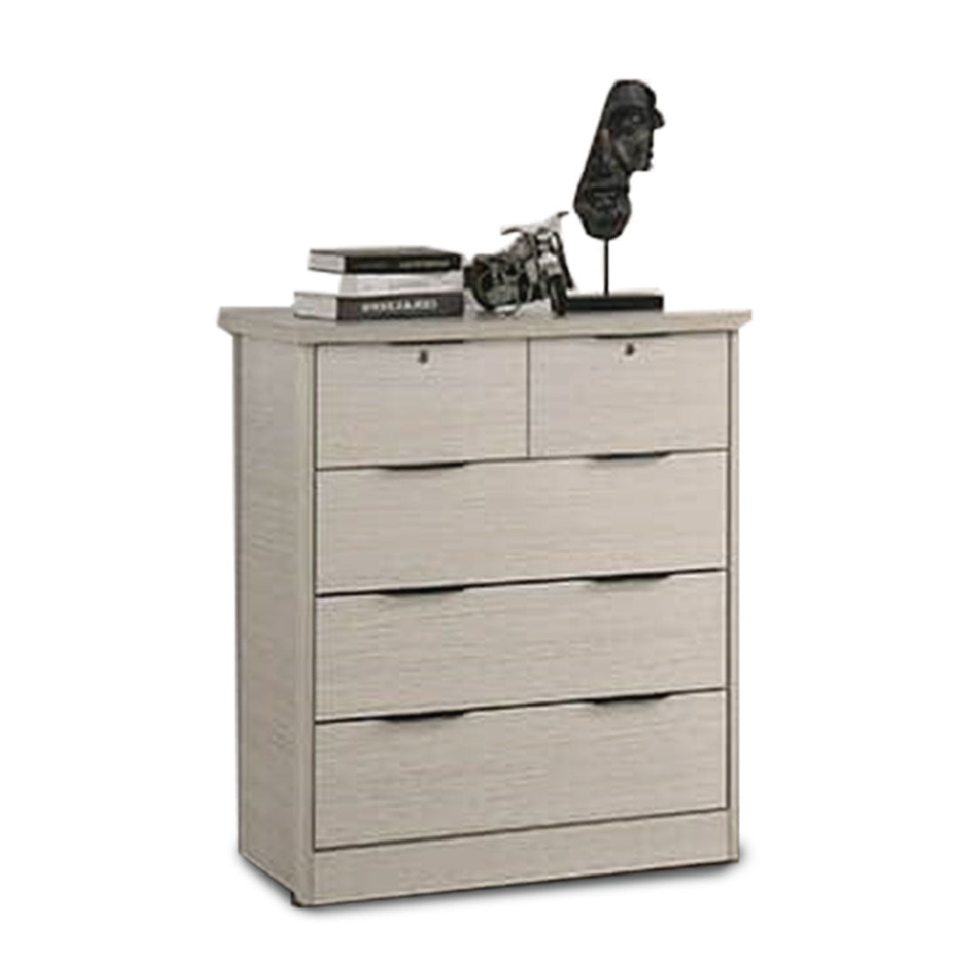 HUXLEY Chest of Drawer White Wash