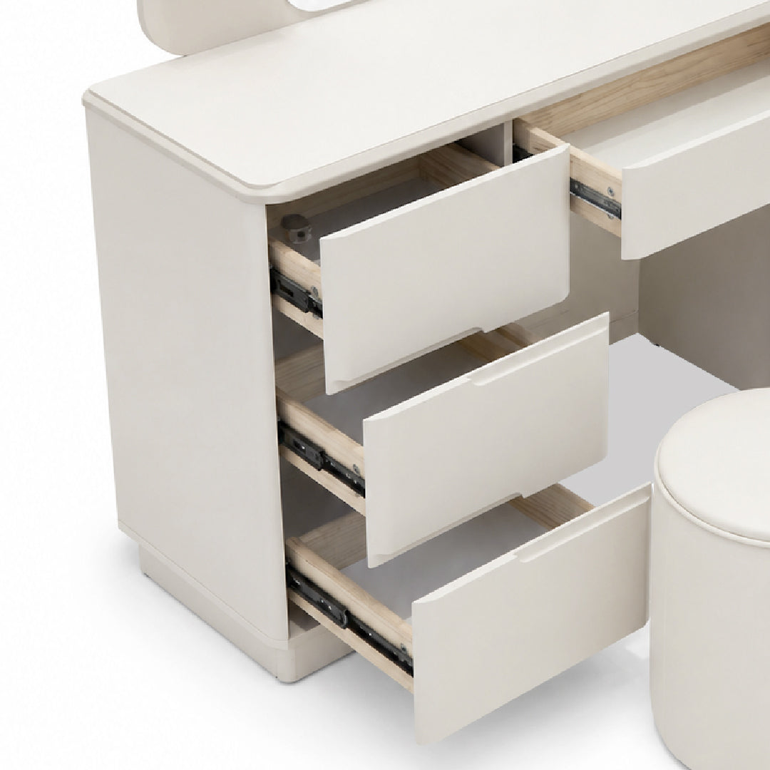 HALLE LED Dressing Table with Stool