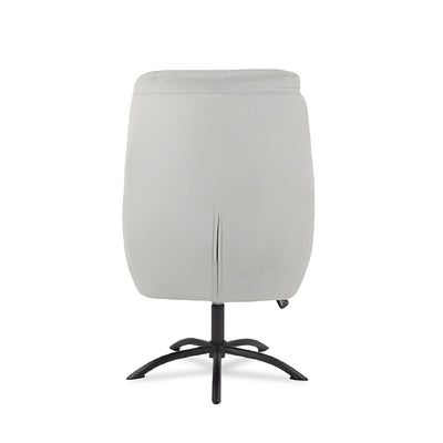 HANZO Leisure Chair Light Grey with Ottoman