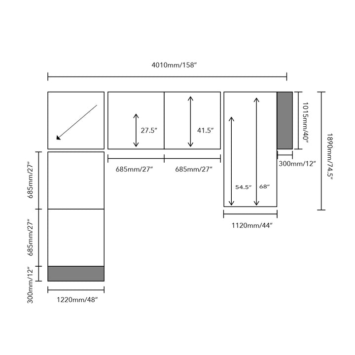 HARDWELL Corner Sofa