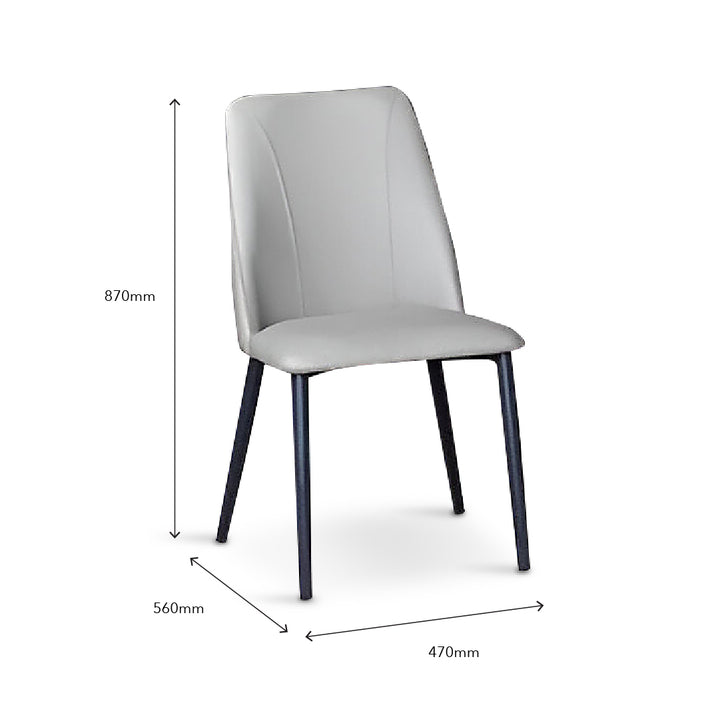 HAYFA Dining Chair Grey