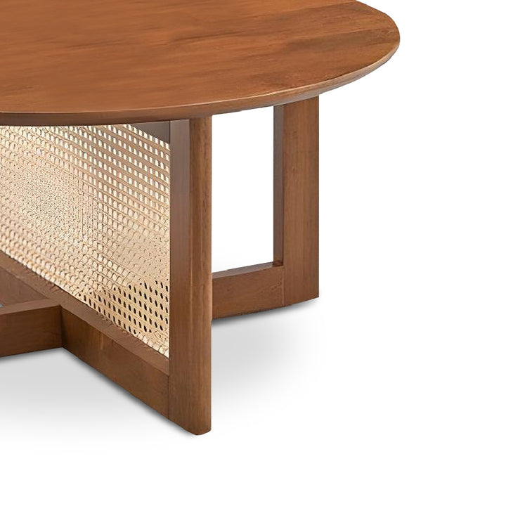 HEDWIG Rattan Coffee Table Walnut