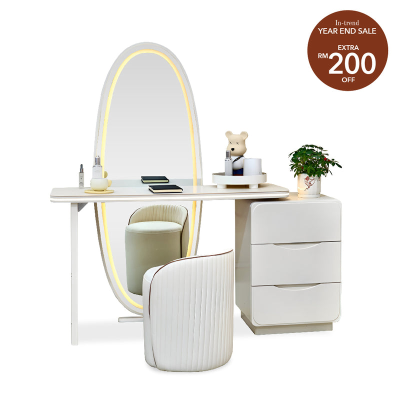 HERBACUS Dresser with Stool