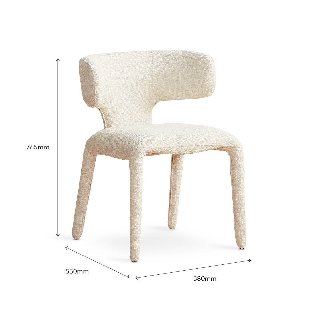 HOLBERT Dining Chair Light Beige