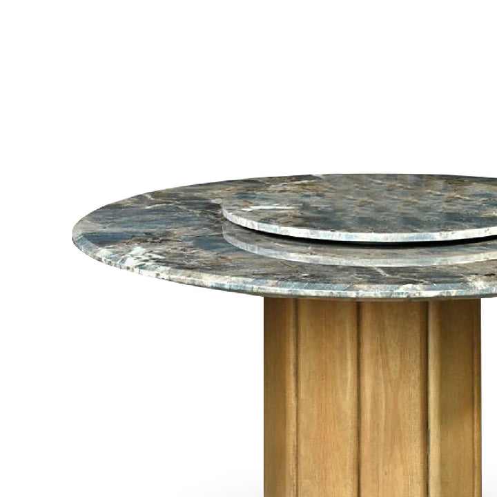 HOLLYANN Round Marble Dining Set