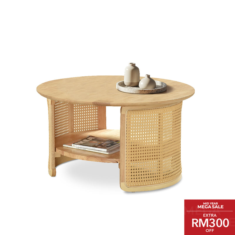 HOOGA Coffee Table Natural Oak