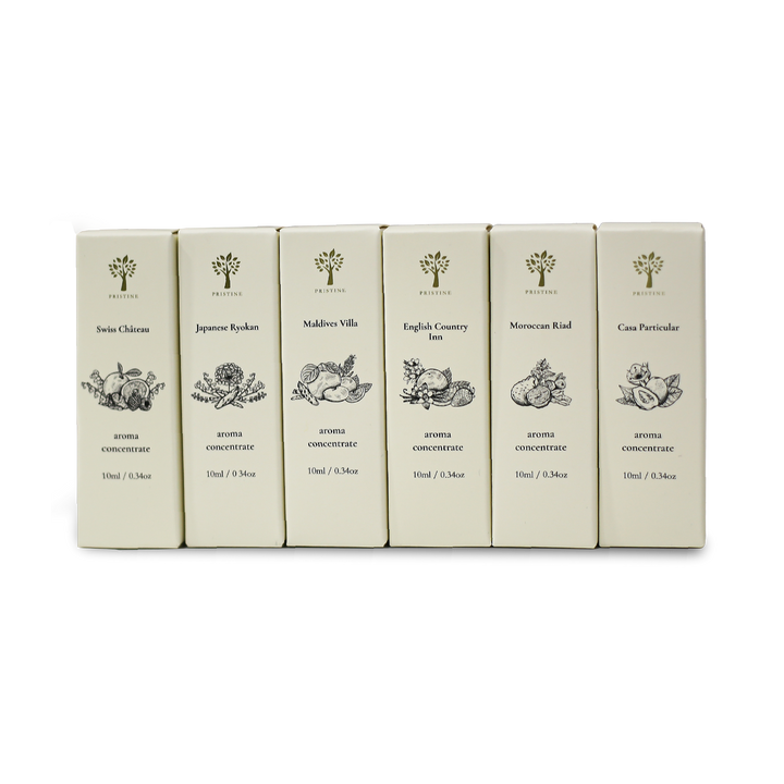 Pristine Hotel's Set of 6 Aroma Concentrate