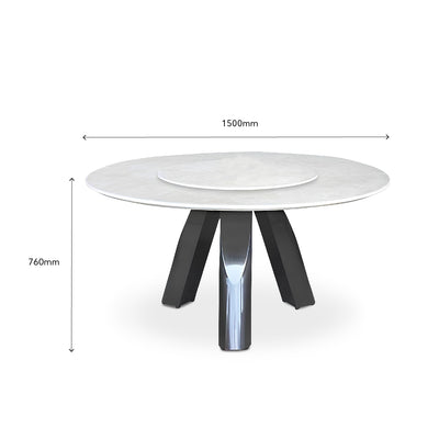 IANTHE ROU Natural Marble Dining Table