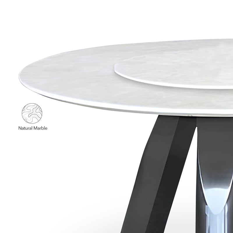 IANTHE ROU Natural Marble Dining Table