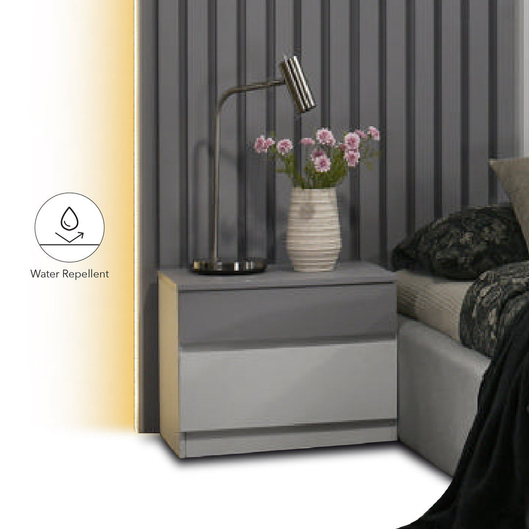 EHIRO Build-In Headboard Bed