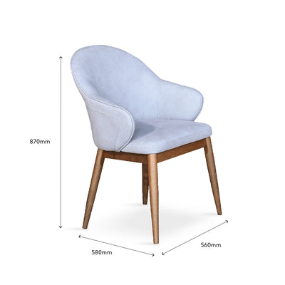 IKI Dining Chair with Armrest