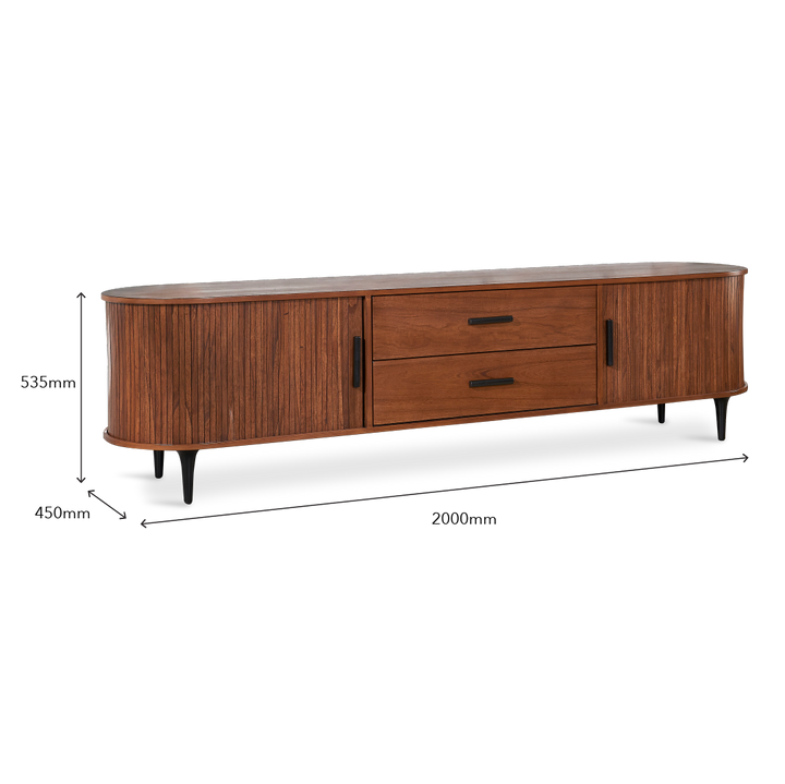 IRIDIAN Oval TV Cabinet